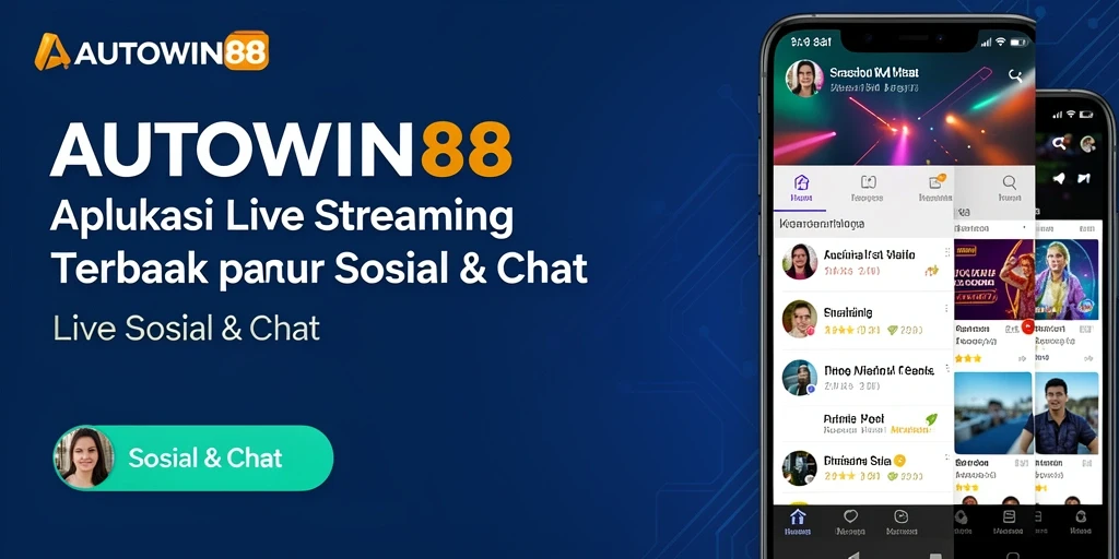 Antarmuka AUTOWIN88 yang menyenangkan saat Live Streaming.