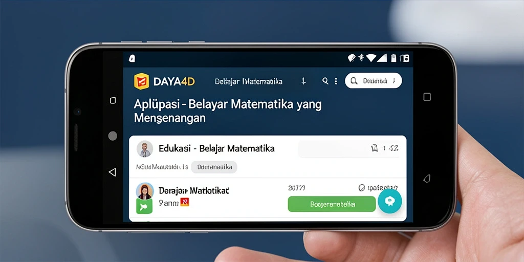 Antarmuka aplikasi DAYA4D yang interaktif dan ramah pengguna.
