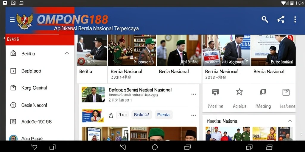 Tampilan antarmuka OMPONG188 yang menarik dan informatif.
